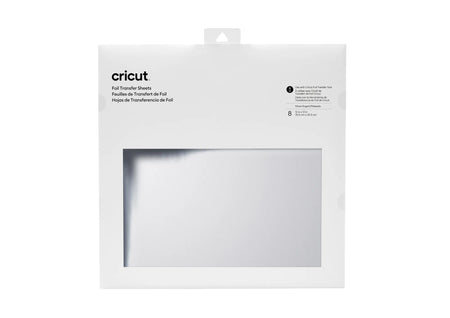 Image 1 for Cricut Transfer Foil Sheets - 8 Silver Sheets, 30x30cm