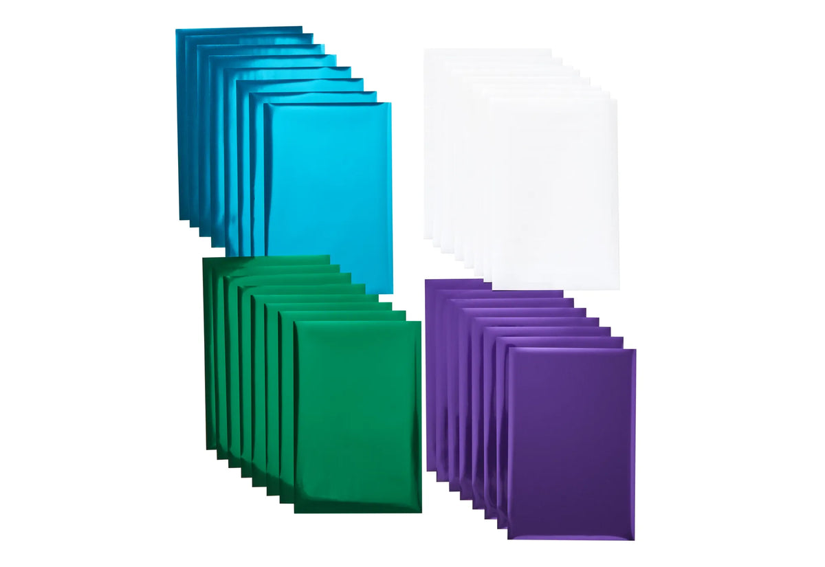 Image 1 for Cricut Transfer Foil Sheets Sampler - Jewel (10 x 15 cm, 24 Sheets)