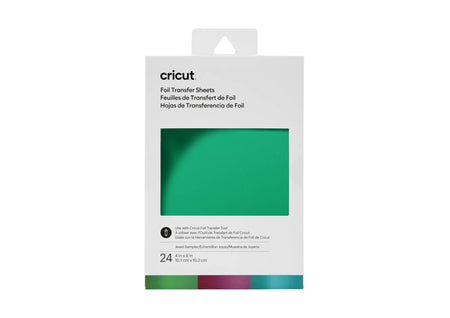 Image 3 for Cricut Transfer Foil Sheets Sampler - Jewel (10 x 15 cm, 24 Sheets)