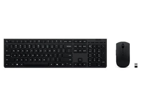 Image 3 for LENOVO Wireless Professional Rechargeable ComboUS EnglishAES Encryption2.4Ghz Unified Dongle & Dual Blutooth3yr Carry In
