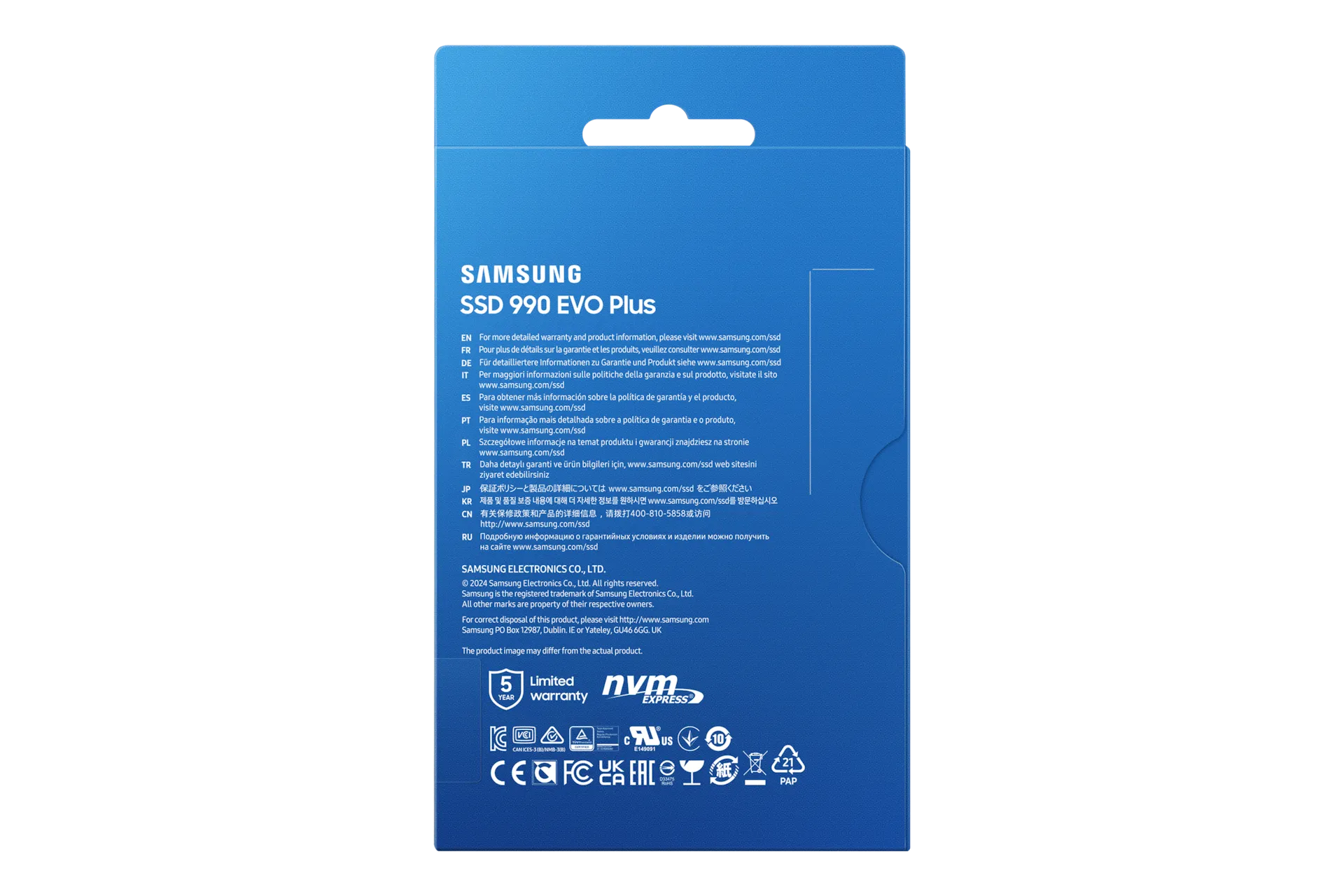 Image 5 for Samsung 990 EVO Plus 1TB NVMe M.2 SSD (MZ-V9S1T0BW) - Up to 7,150 MB/s Read Speed