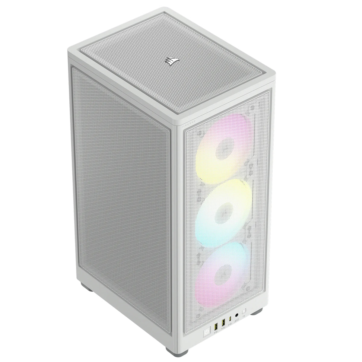 Image 3 for Corsair iCUE 2000D RGB Airflow White Mini-ITX Case