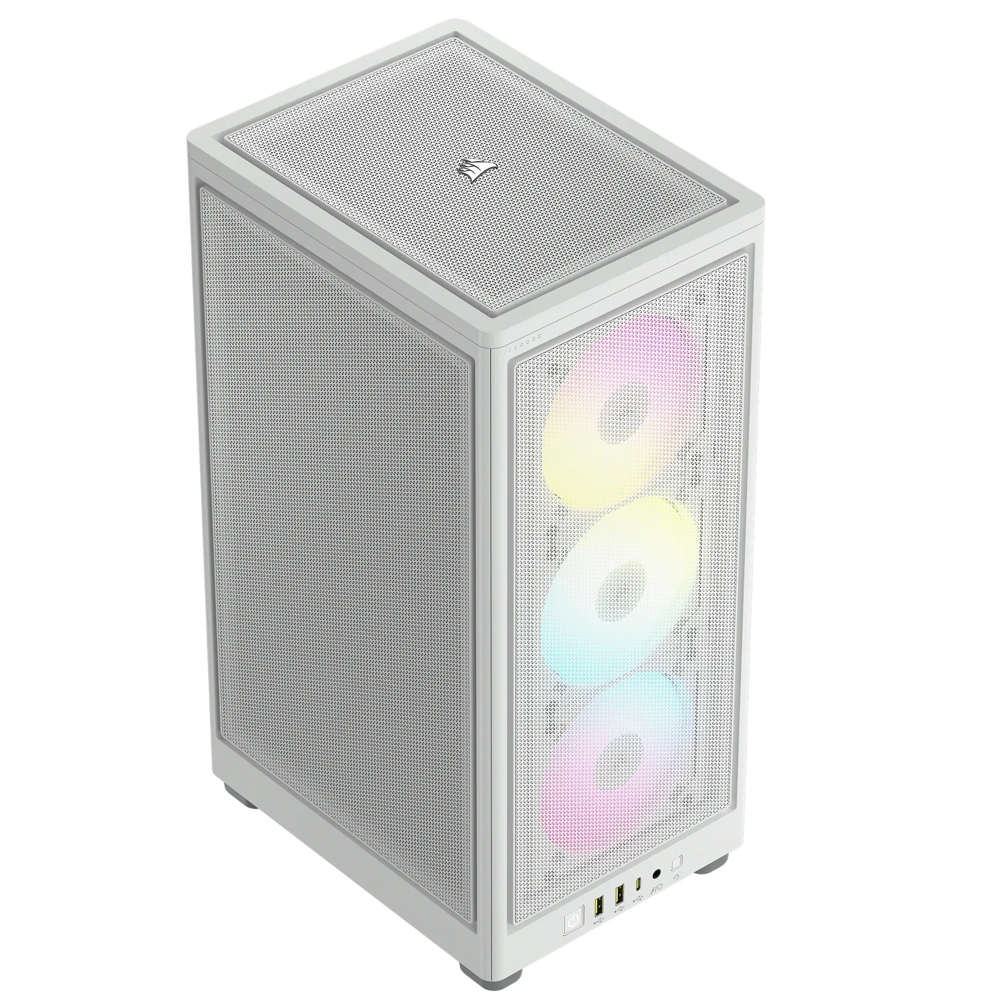 Image 4 for Corsair iCUE 2000D RGB Airflow White Mini-ITX Case
