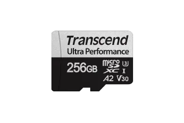 Image 1 for Transcend 256GB MicroSD Card with Adapter