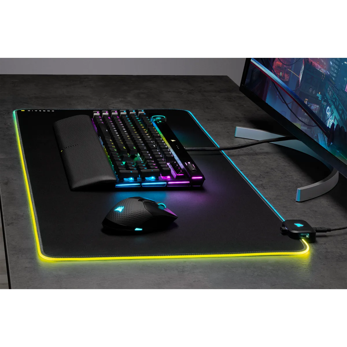Image 9 for Corsair MM700 RGB Extended Gaming Mousepad