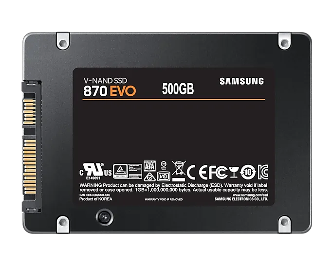 Image 5 for Samsung 870 EVO 500GB SATA SSD