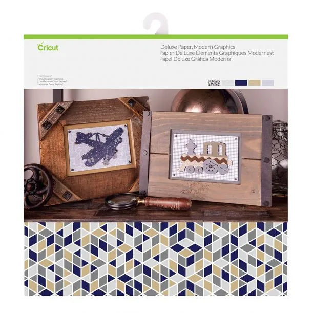 Image 1 for Cricut Deluxe Paper - Modern Graphics (10 Sheets)