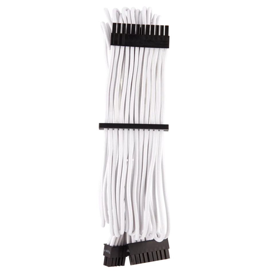 Image 2 for Corsair Premium Individually Sleeved White PSU Cable Kit