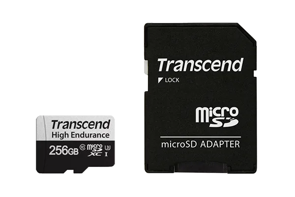 Image 4 for Transcend 256GB High Endurance Micro SD Card 350V