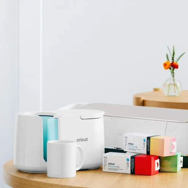 Image 1 for Cricut Infusible Ink Transfer Pattern Sheet 2-Pack Blue Paint Splash