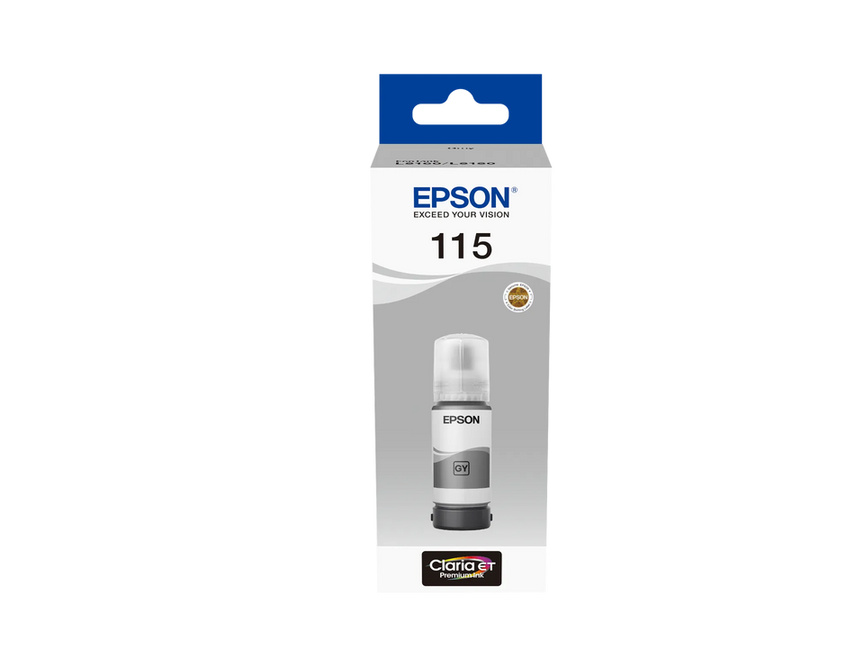 Image 1 for Epson EcoTank Grey Ink Bottle - 70ml High-Yield