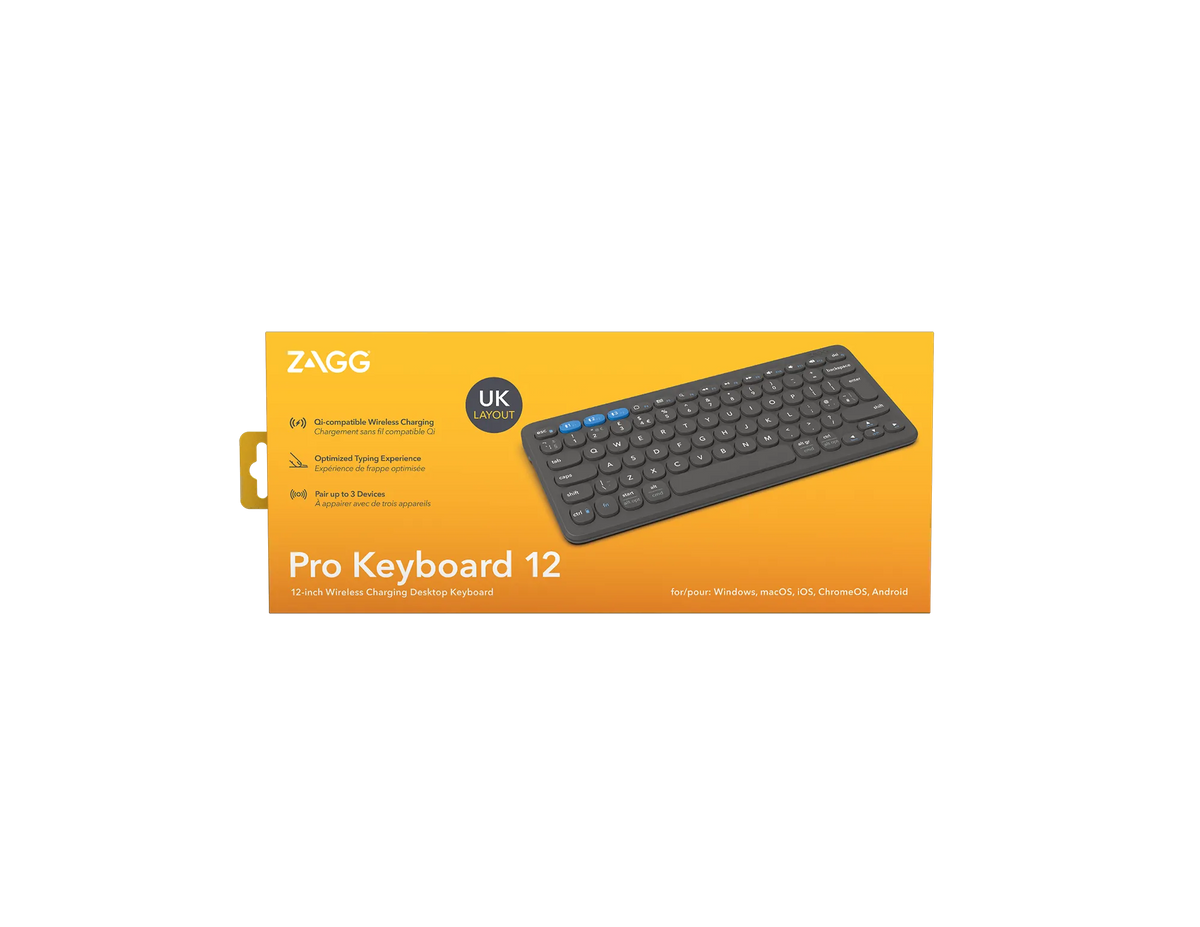 Image 3 for ZAGG Pro Keyboard 12 inch-Charcoal-UK