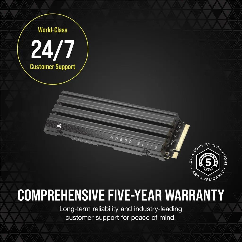 Image 9 for Corsair MP600 ELITE 2TB SSD with Heatsink