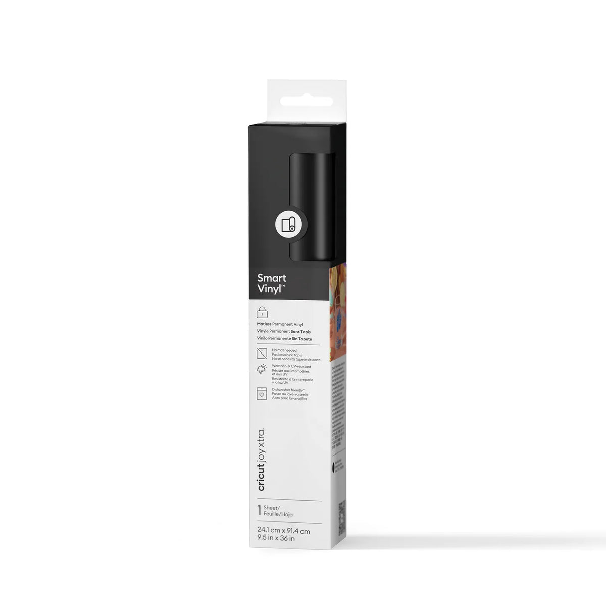 Image 6 for 2011368 - Cricut Smart Vinyl Permanent Joy Xtra 24.1x91.4cm 1 sheet (Black)