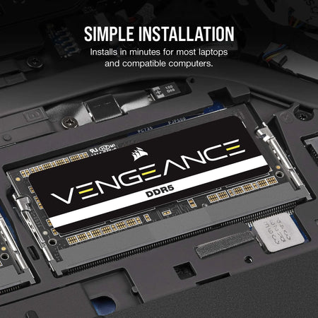 Image 2 for Corsair Vengeance® Series 16GB (1x16GB) DDR5 SODIMM 5600 CL48-48-48-90 1.1V