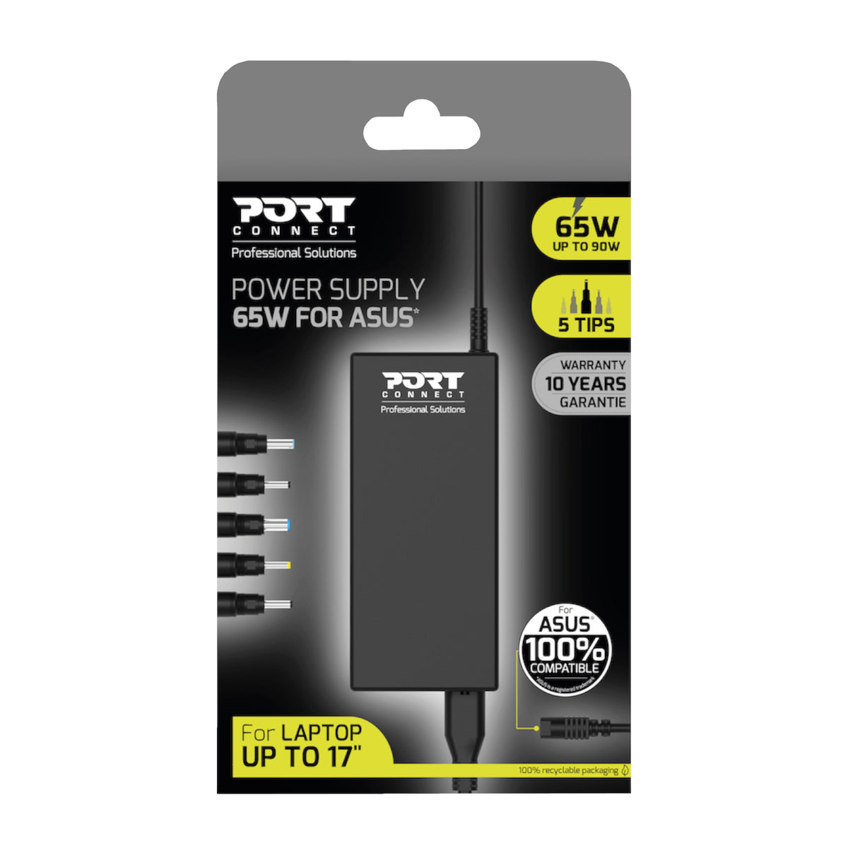 Image 4 for Port Connect 65W Notebook Adapter Asus