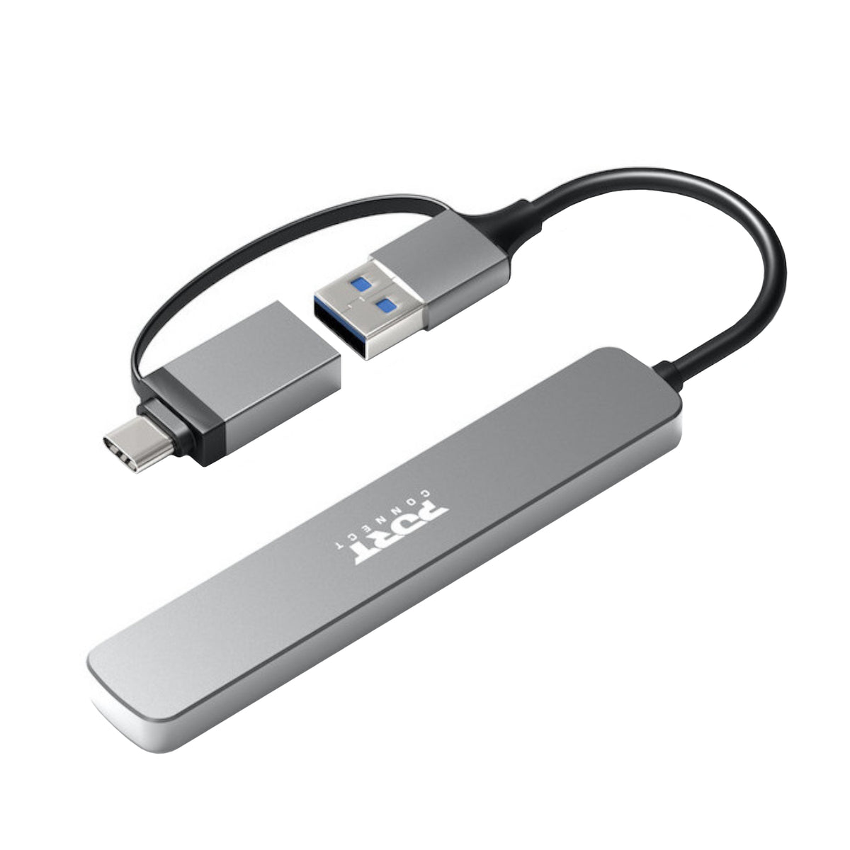 Image 2 for Port Connect USB Type-C to 4-port USB-A 3.0 Hub