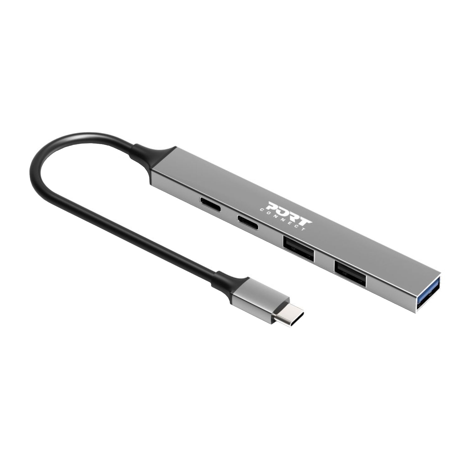 Image 1 for Port USB Type-C Hub 4 x USB + 1 x Charging Port