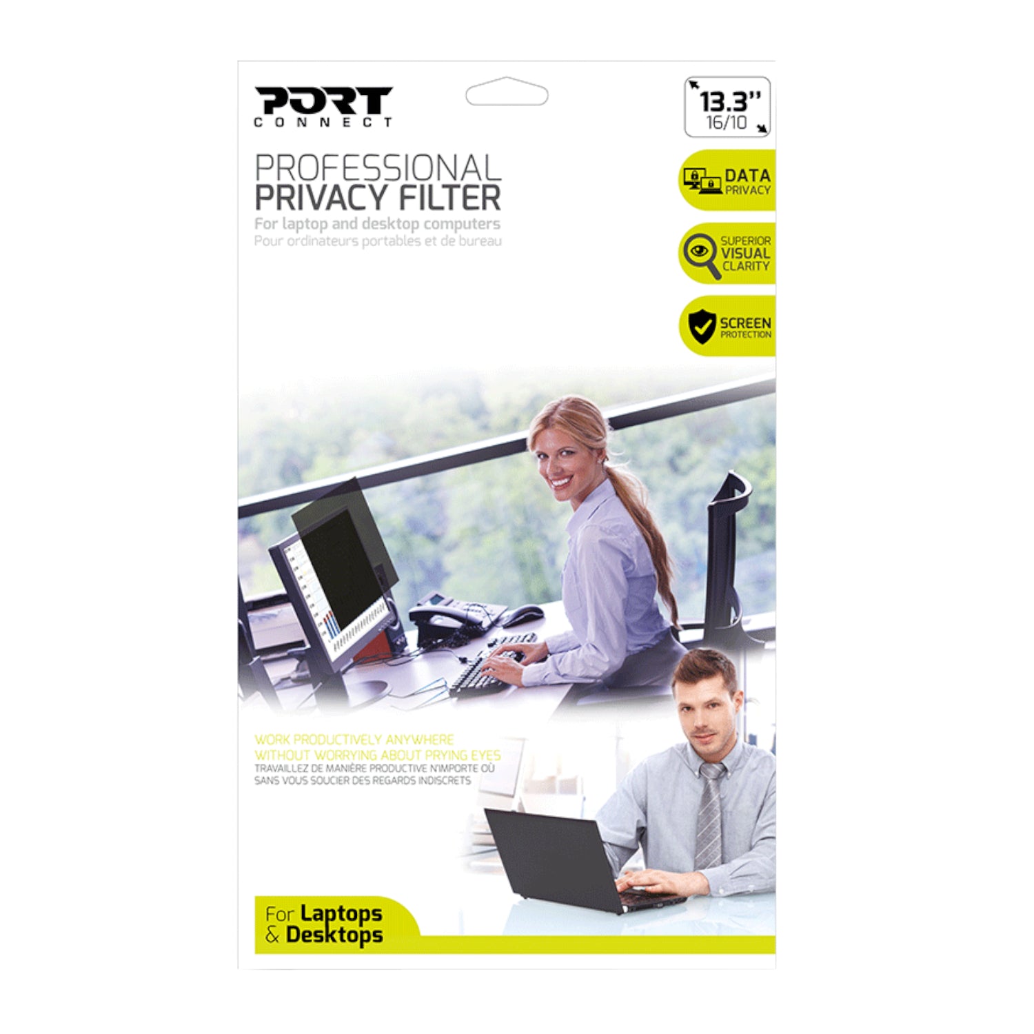 Image 1 for Port Designs 13.3" Touch Screen Privacy Filter
