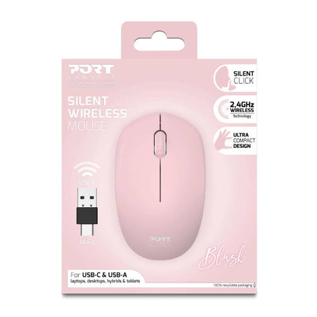 Image 6 for Port Connect MOUSE COLLECTION II WIRELESS Blush