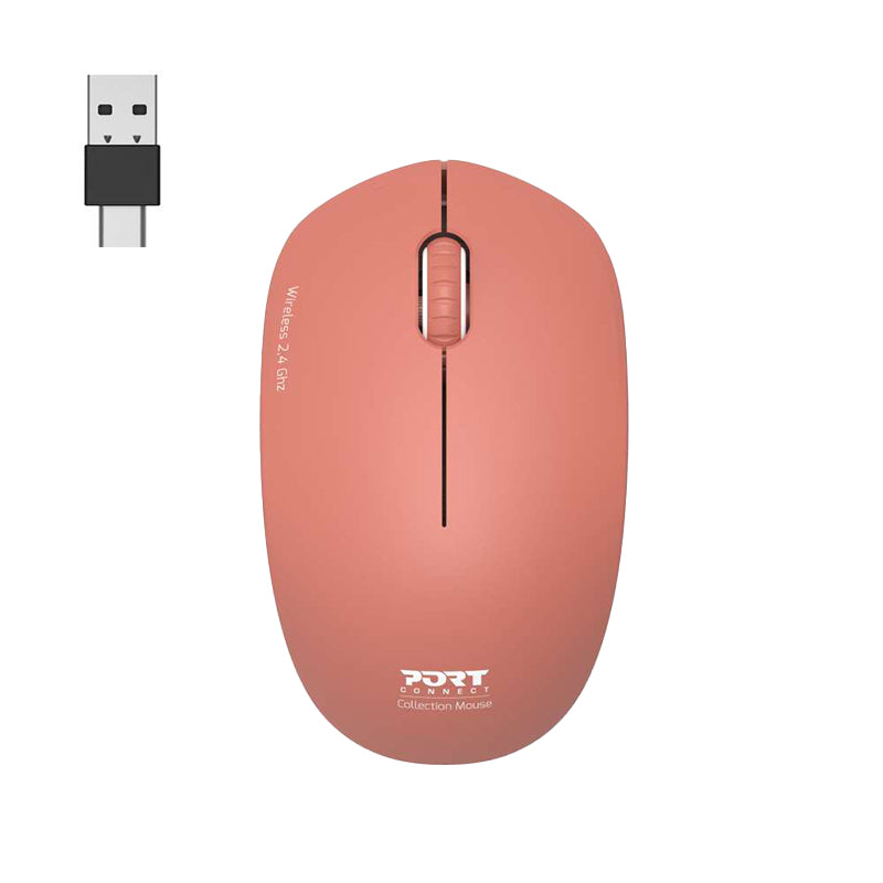 Image 1 for Port Connect MOUSE COLLECTION II WIRELESS Terracota