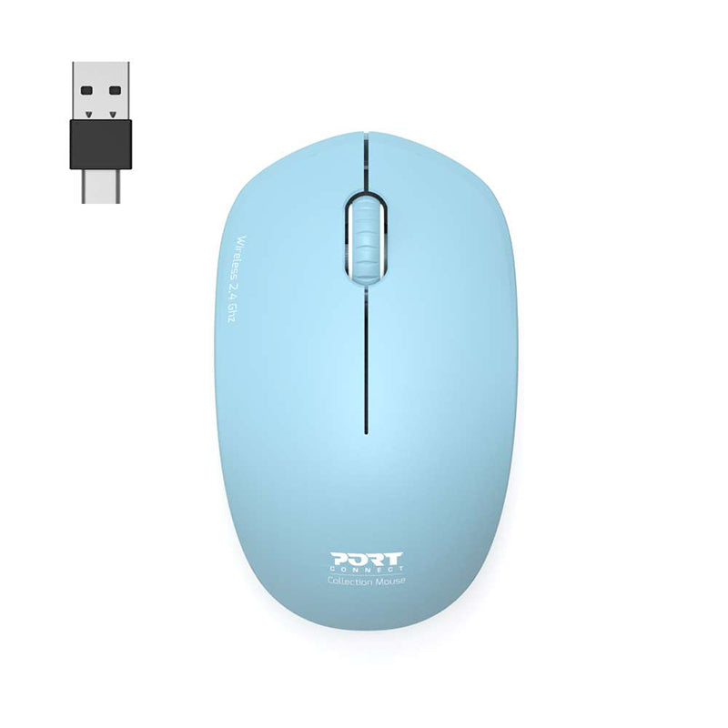 Image 1 for Port Connect MOUSE COLLECTION II WIRELESS Azur