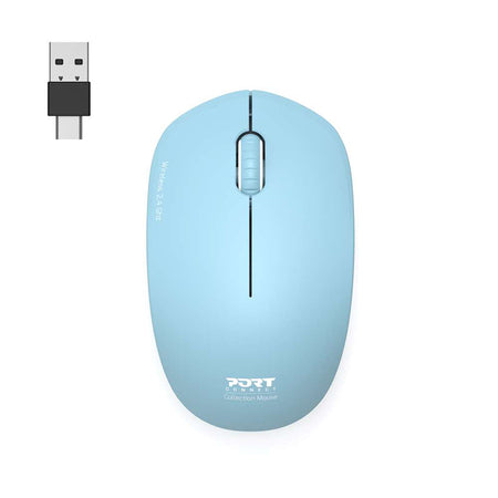 Image 1 for Port Connect MOUSE COLLECTION II WIRELESS Azur