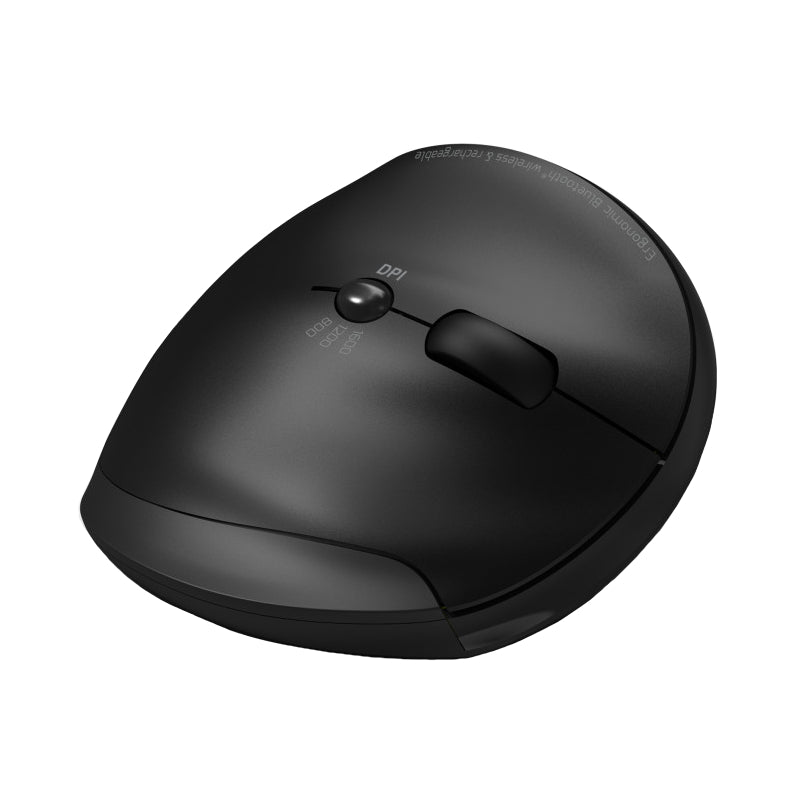 Image 3 for Port Connect Wireless Rechargeable Ergonoc Mouse Bluetooth- Black