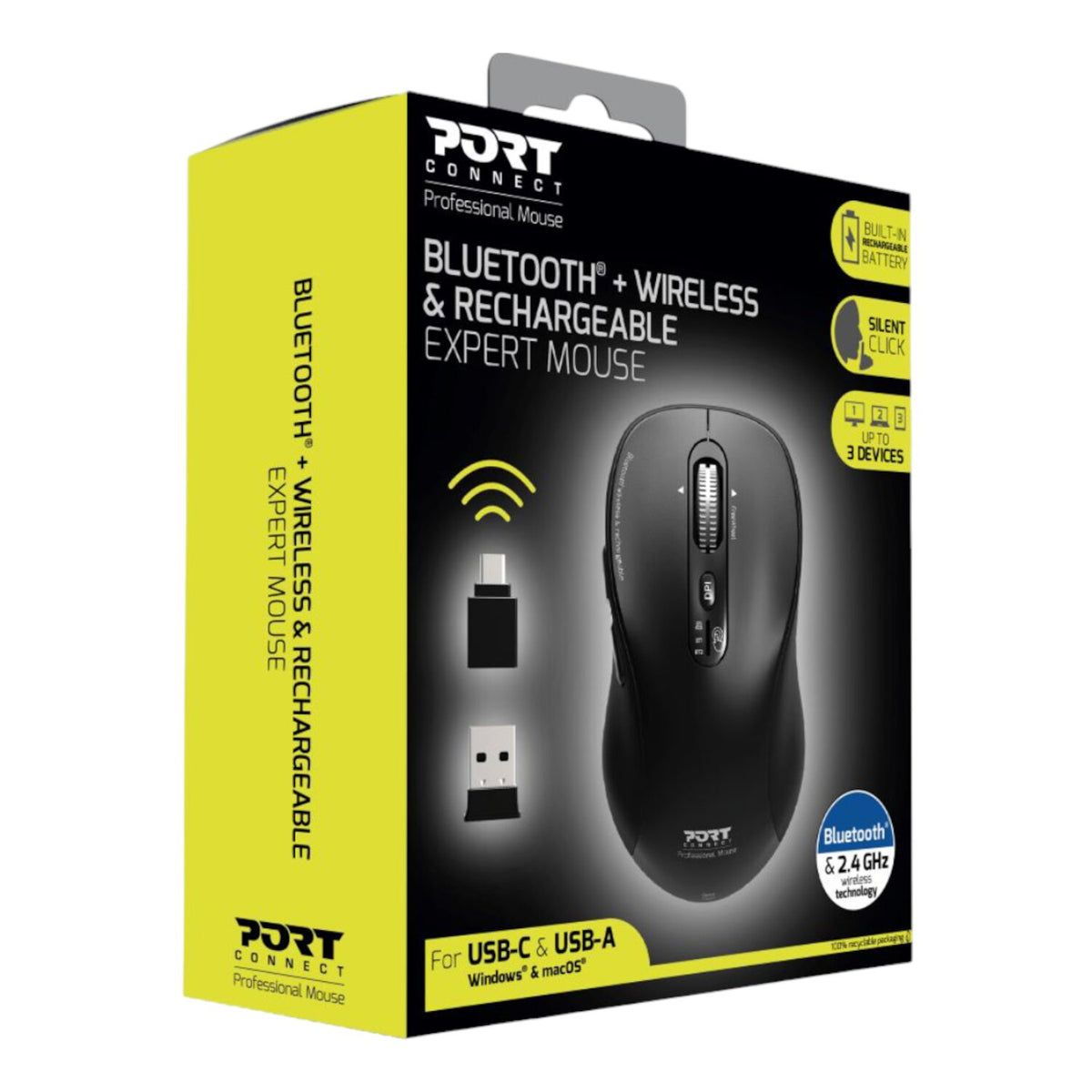 Image 5 for Port Connect Expert Wireless Bluetooth® Mouse