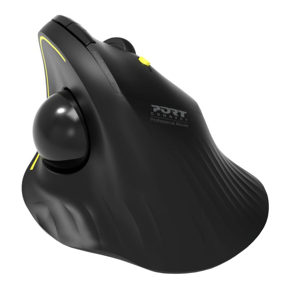 Image 2 for Port Connect Bluetooth + Wireless Rechargeable Ergonomic Trackball Mouse