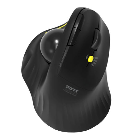 Image 1 for Port Connect Bluetooth + Wireless Rechargeable Ergonomic Trackball Mouse