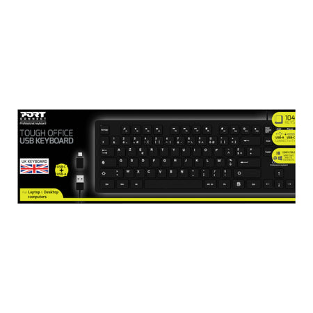Image 4 for Port Connect Tough Office USB Keyboard - Black