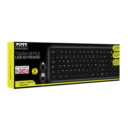 Image 5 for Port Connect Tough Office USB Keyboard - Black