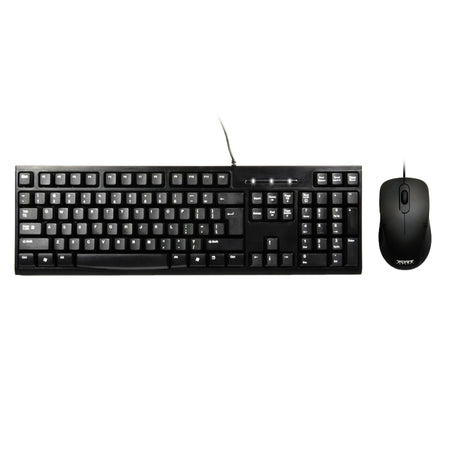 Image 1 for Port Design COMBO Wired Mouse + Keyboard - Black