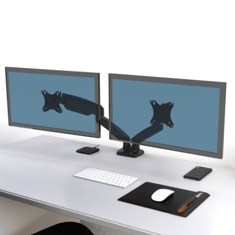 Image 5 for PORT Monitor Arm VESA Dual Screen - Black