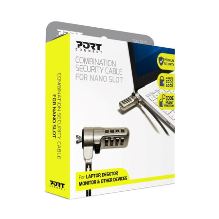 Image 4 for Port Connect Nano Slot Security Combination Cable