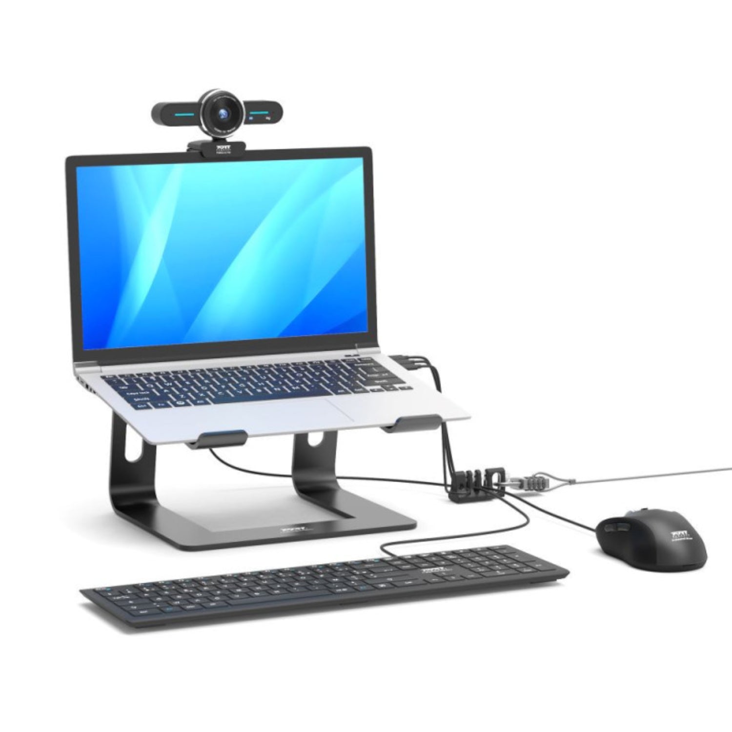 Image 6 for Port Connect Desktop Cable Manager for Mouse and Keyboard