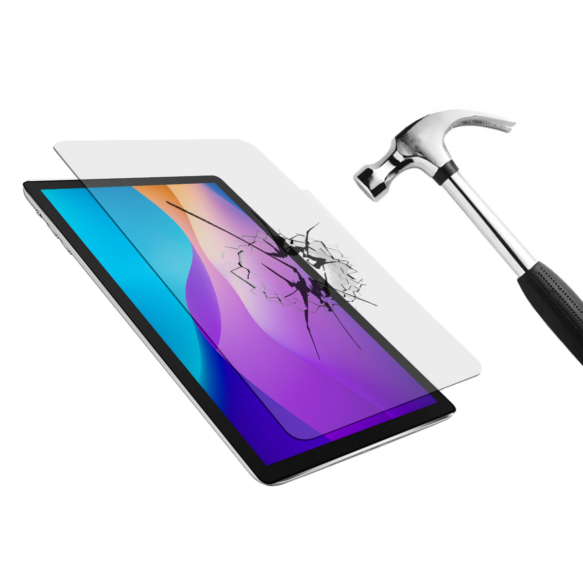 Image 2 for Port Connect Triple Strong Tempered Glass for Samsung Galaxy Tab A8