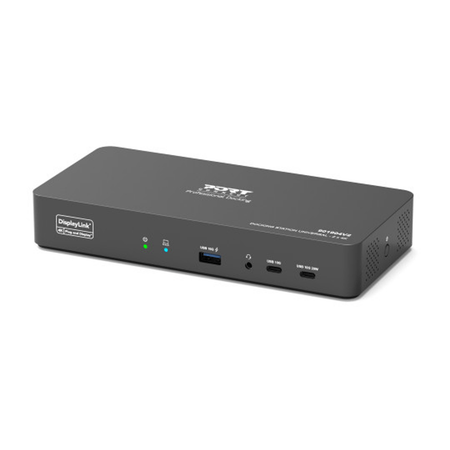 Image 9 for PORT2 x 4K USB-C desktop docking station 11 peripherals 96W