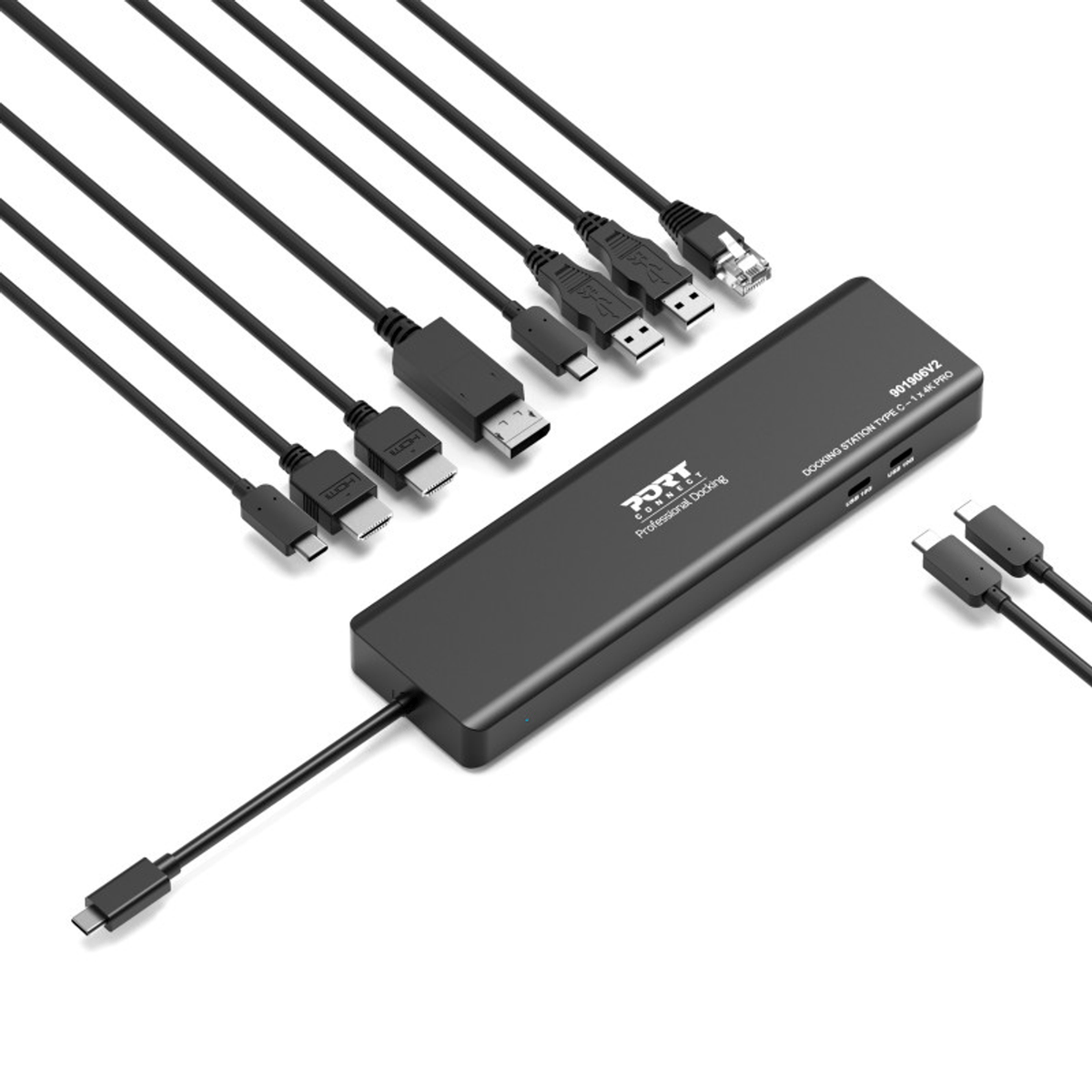 Image 2 for PORT Mobile docking station 1 X 4K USB-C 9 devices 100W