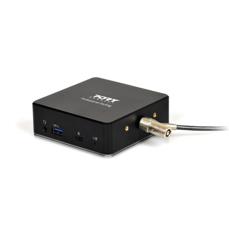 Image 2 for Port USB Type-C to 1 x RJ45|2 x USB3.1 Gen1|2 x HDMI|1 x Type-C|1 x USB3.1 Gen1 | Apple Charging 2.4A|1 x Aux Dock - Black