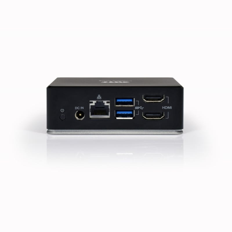 Image 3 for Port USB Type-C to 1 x RJ45|2 x USB3.1 Gen1|2 x HDMI|1 x Type-C|1 x USB3.1 Gen1 | Apple Charging 2.4A|1 x Aux Dock - Black
