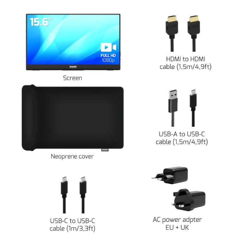 Image 3 for Port Portable Monitor 15.6" FHD - Non Touch