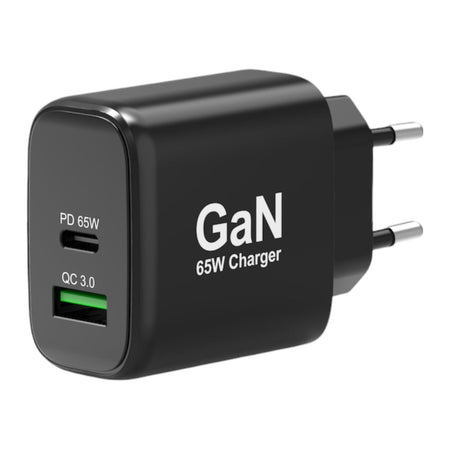 Image 1 for Port Connect 65W GaN Type-C and USB-A Fast Charger