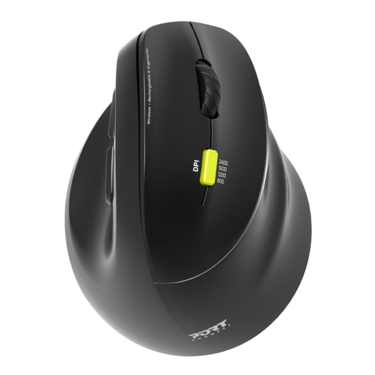 Image 1 for Port Connect Ergo Shape Bluetooth Rechargeable Mouse
