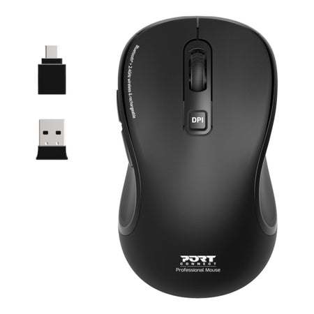 Image 1 for Port Connect Essential Bluetooth Wireless Rechargeable Mouse