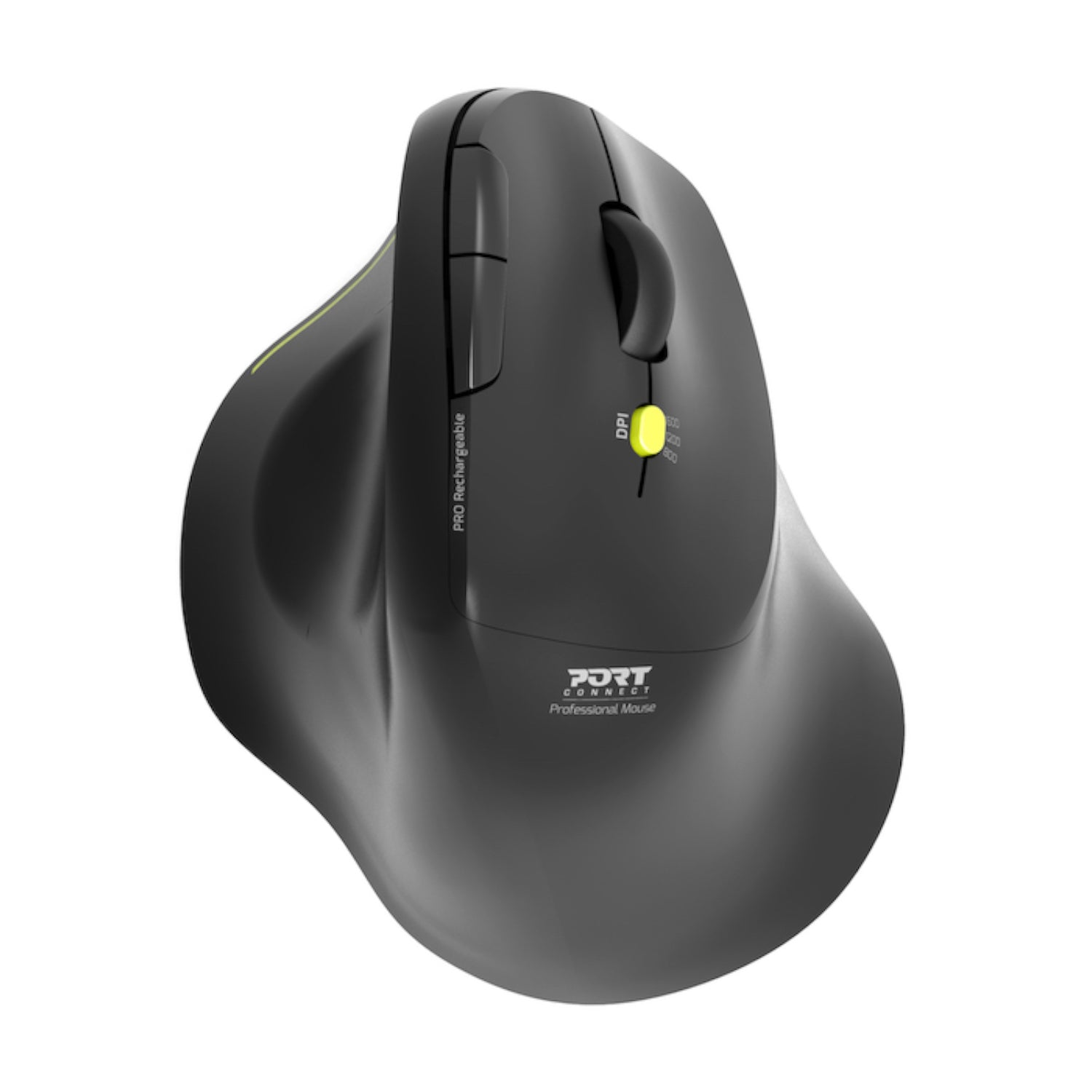 Image 1 for Port Connect 2.4GHz Wireless ERGO SOFT Bluetooth Rechargeable Mouse