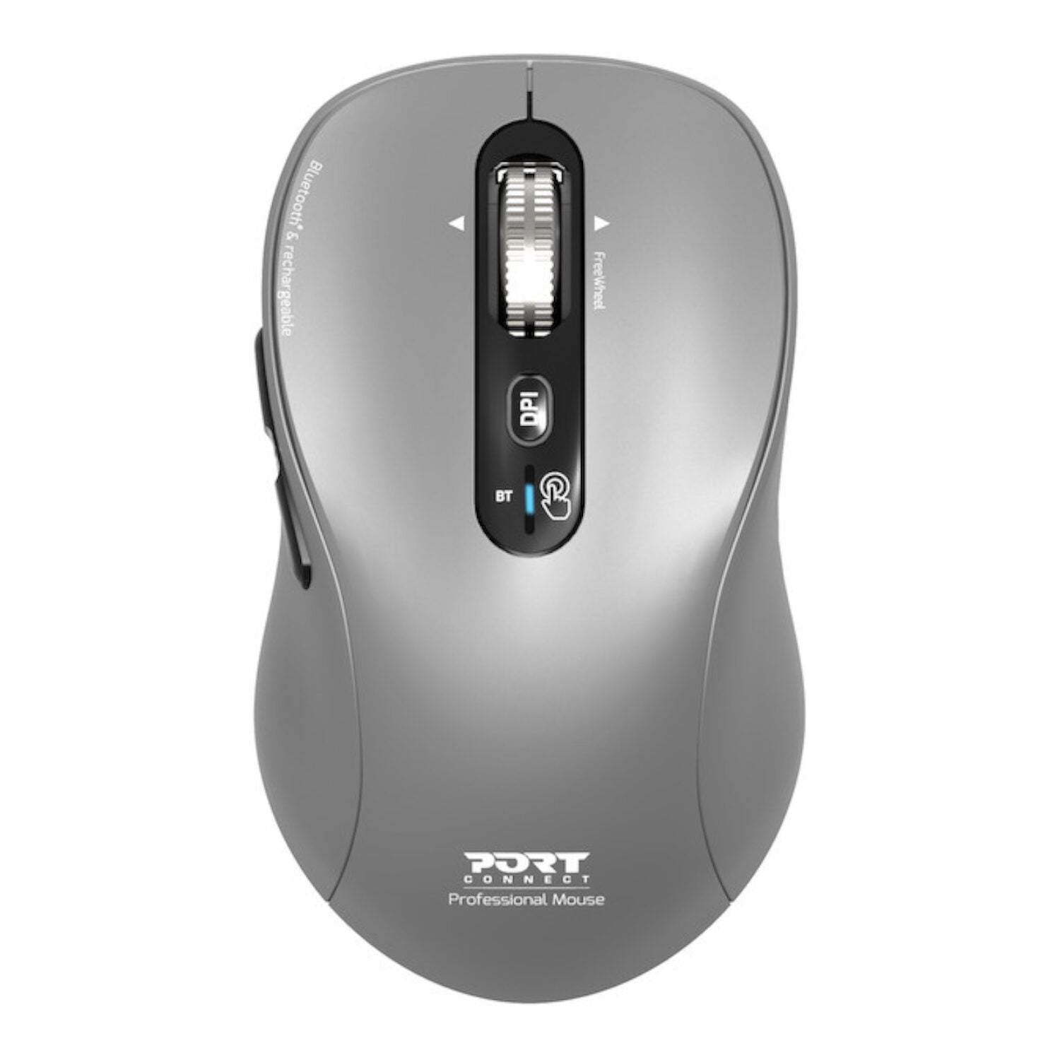 Image 1 for Port Connect Wireless Bluetooth Expert and Mac Mouse - Grey