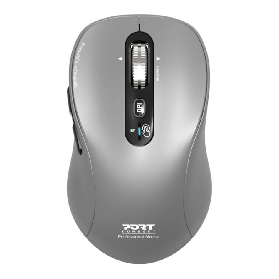 Image 1 for Port Connect Wireless Bluetooth Expert and Mac Mouse - Grey