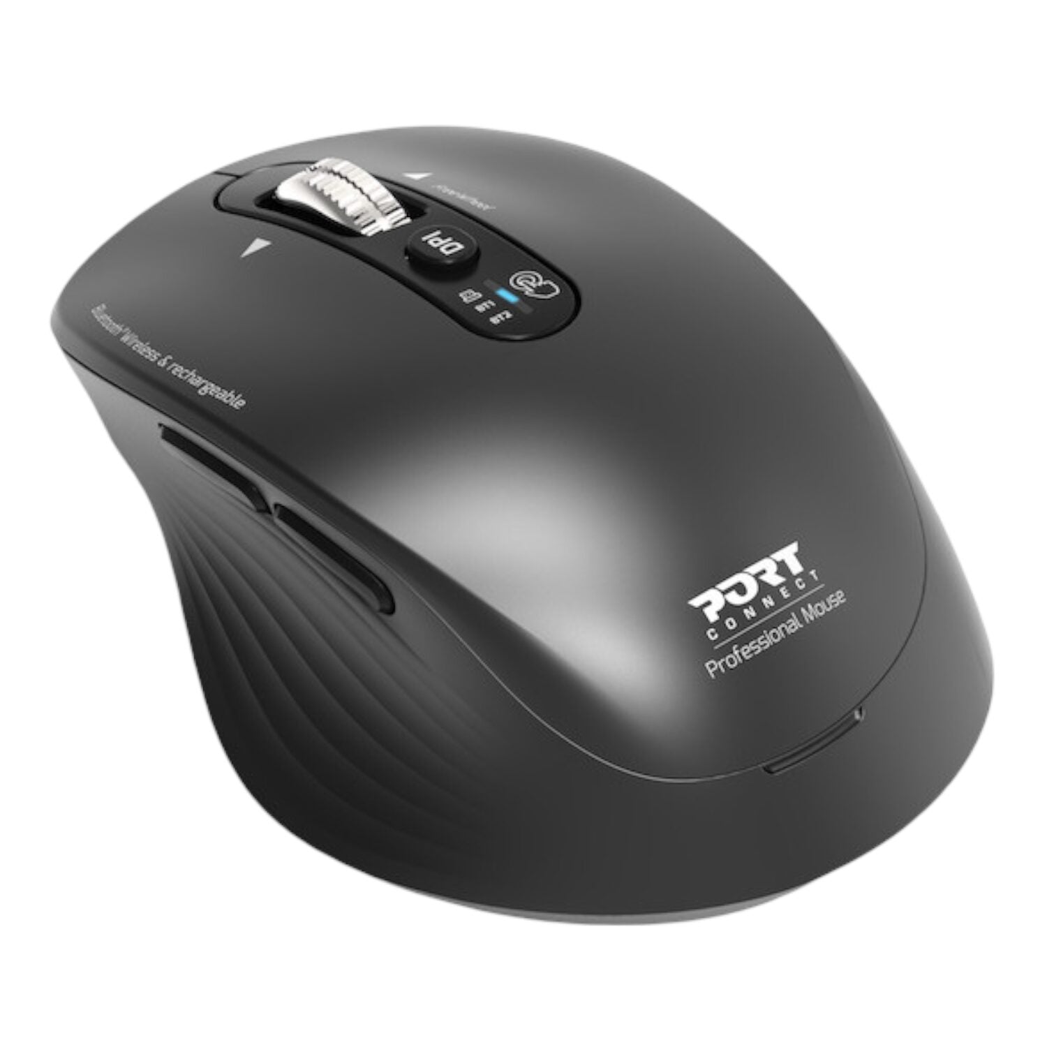 Image 4 for Port Connect Business 2.4GHz Rechargeable Bluetooth Wireless Mouse - Black